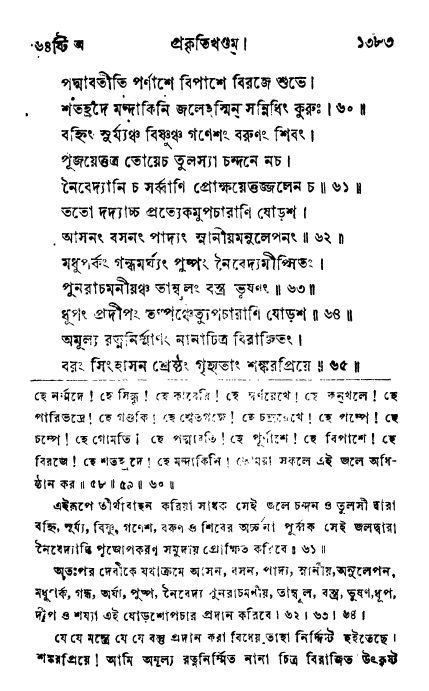 ব্রহ্মবৈবর্ত্তপুরাণ পৃষ্ঠা নং-১৩৮৩