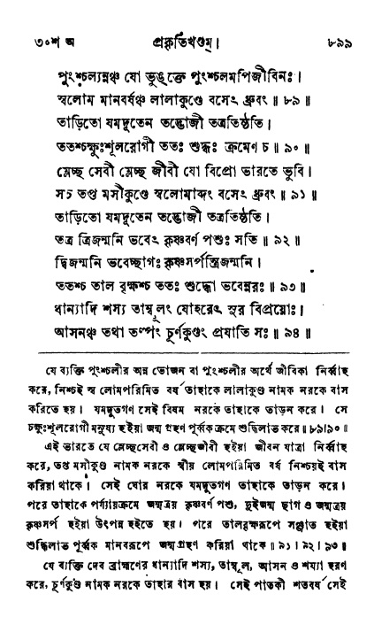 ব্রহ্মবৈবর্ত্তপুরাণ পৃষ্ঠা নং-৮৯৯