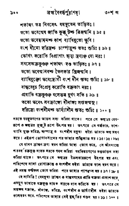 ব্রহ্মবৈবর্ত্তপুরাণ পৃষ্ঠা নং-৯০০