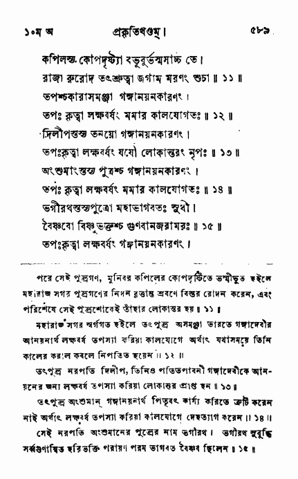 ব্রহ্মবৈবর্ত্তপুরাণ পৃষ্ঠা নং-৫৮৯