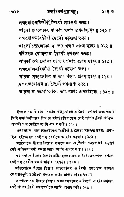 ব্রহ্মবৈবর্ত্তপুরাণ পৃষ্ঠা নং-৬১০