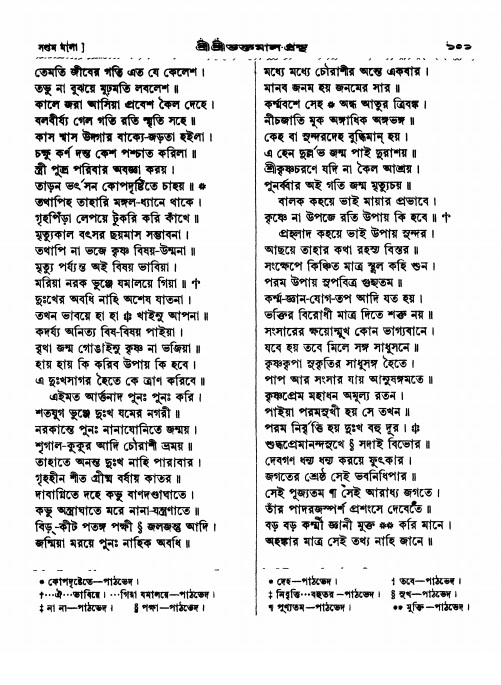  শ্রীশ্রী ভক্তমাল গ্রন্থ পৃষ্ঠা নং- ১০১