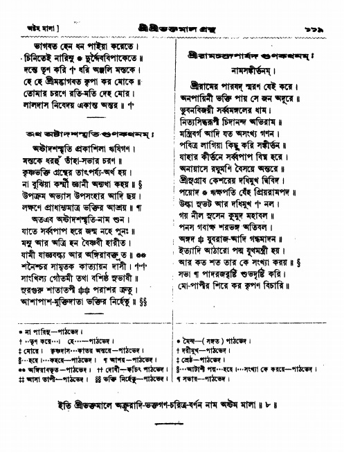  শ্রীশ্রী ভক্তমাল গ্রন্থ পৃষ্ঠা নং- ১১৯