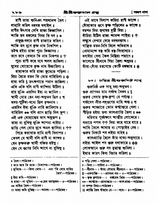  শ্রীশ্রী ভক্তমাল গ্রন্থ পৃষ্ঠা নং- ২১৬