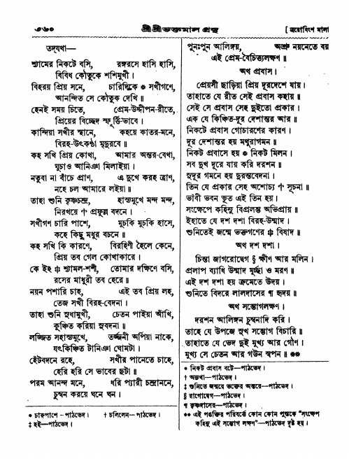  শ্রীশ্রী ভক্তমাল গ্রন্থ পৃষ্ঠা নং- ৩৬০