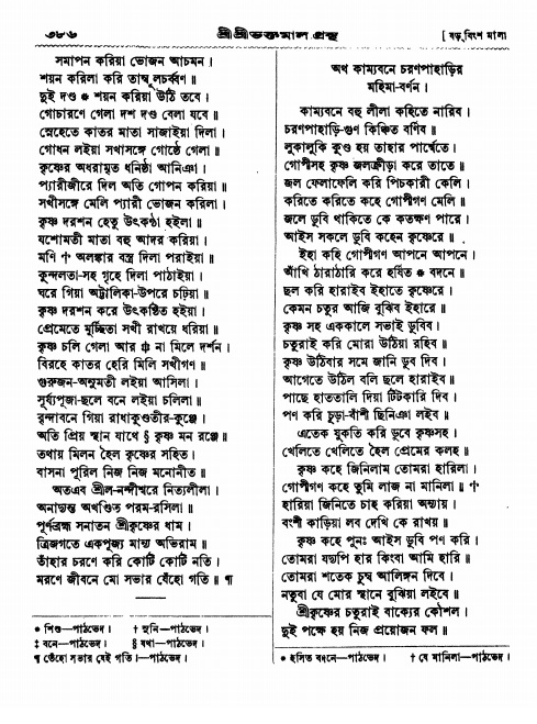  শ্রীশ্রী ভক্তমাল গ্রন্থ পৃষ্ঠা নং- ৩৮৬