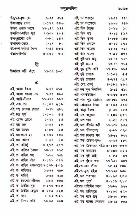 শ্রীচৈতন্য চরিতামৃত, আদিলীলা-  পৃষ্ঠা নং-১০১৩