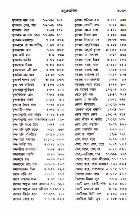 শ্রীচৈতন্য চরিতামৃত, আদিলীলা-  পৃষ্ঠা নং-১০১৭