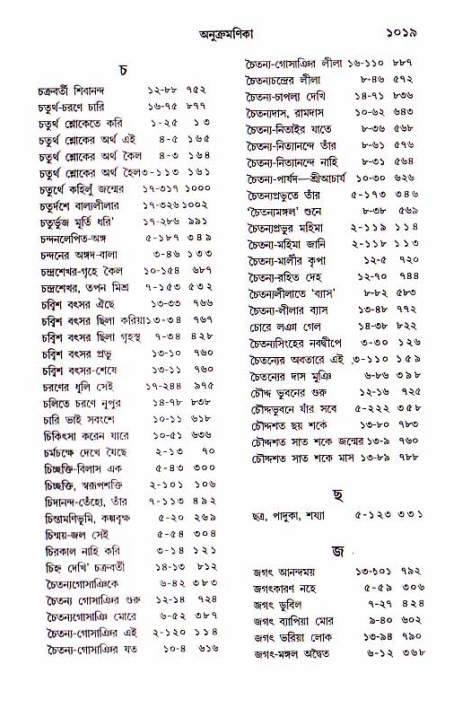 শ্রীচৈতন্য চরিতামৃত, আদিলীলা-  পৃষ্ঠা নং-১০১৯