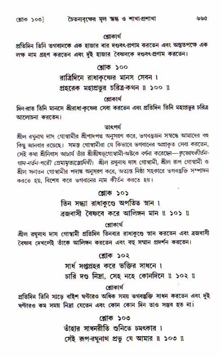 শ্রীচৈতন্য চরিতামৃত, আদিলীলা-  পৃষ্ঠা নং-৬৬৫