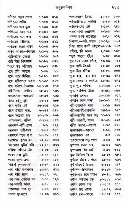 শ্রীচৈতন্য চরিতামৃত_ অন্ত্যলীলা- পৃষ্ঠা নং- ৮৮৩