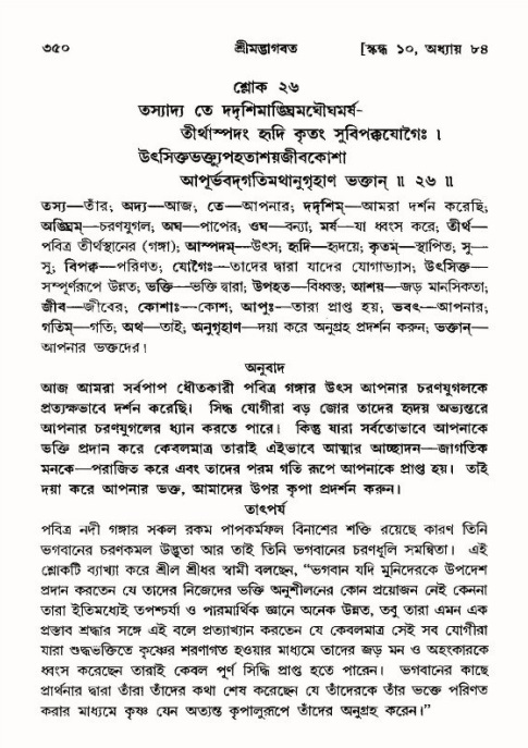 শ্রীমদ্ভাগবত, ১০ম স্কন্ধ-৪র্থ ভাগ পৃষ্ঠা নং- ৩৫০