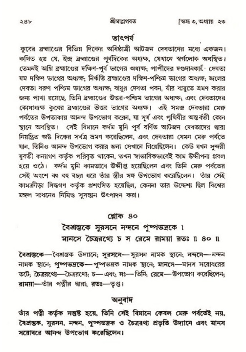 শ্রীমদ্ভাগবত, ৩য় স্কন্ধ- ২য় ভাগ-পৃষ্ঠা নং- ২৪৮