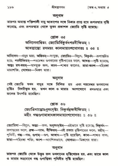  শ্রীমদ্ভাগবত, ৩য় স্কন্ধ-পৃষ্ঠা নং- ১৯৬ 