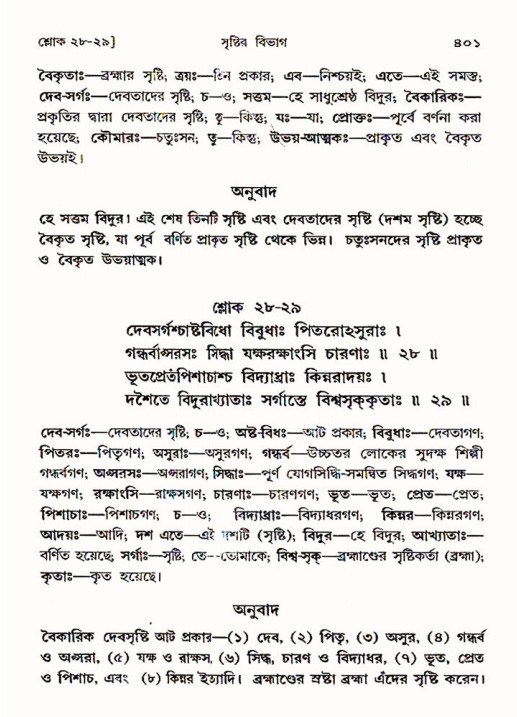 শ্রীমদ্ভাগবত, ৩য় স্কন্ধ ১ম ভাগ-পৃষ্ঠা নং- ৪০১