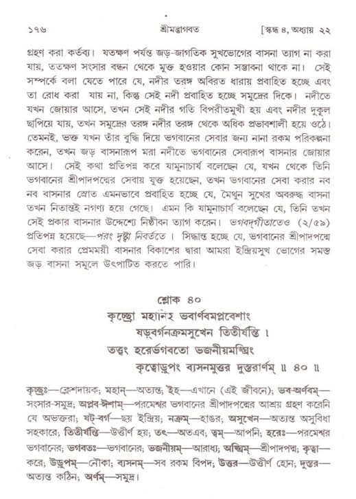  শ্রীমদ্ভাগবত, ৪র্থ স্কন্ধ- ২য় ভাগ, পৃষ্ঠা নং- ১৭৬ 