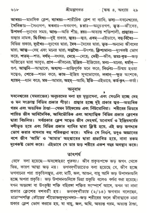 শ্রীমদ্ভাগবত, ৪র্থ স্কন্ধ- ২য় ভাগ, পৃষ্ঠা নং- ৬১৮