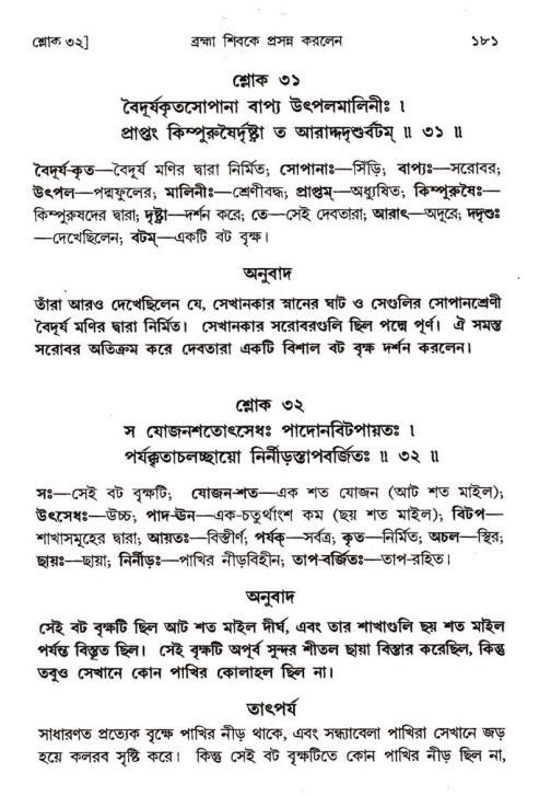  শ্রীমদ্ভাগবত, ৪র্থ স্কন্ধ- ১ম ভাগ, পৃষ্ঠা নং- ১৮১ 