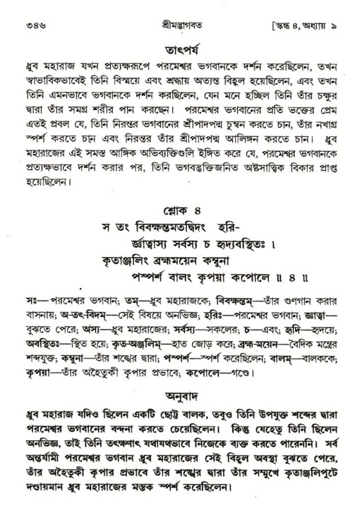 শ্রীমদ্ভাগবত, ৪র্থ স্কন্ধ- ১ম ভাগ, পৃষ্ঠা নং- ৩৪৬