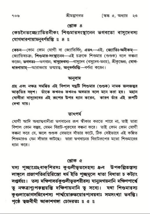 শ্রীমদ্ভাগবত, ৫ম স্কন্ধ-পৃষ্ঠা নং- ৭০৬