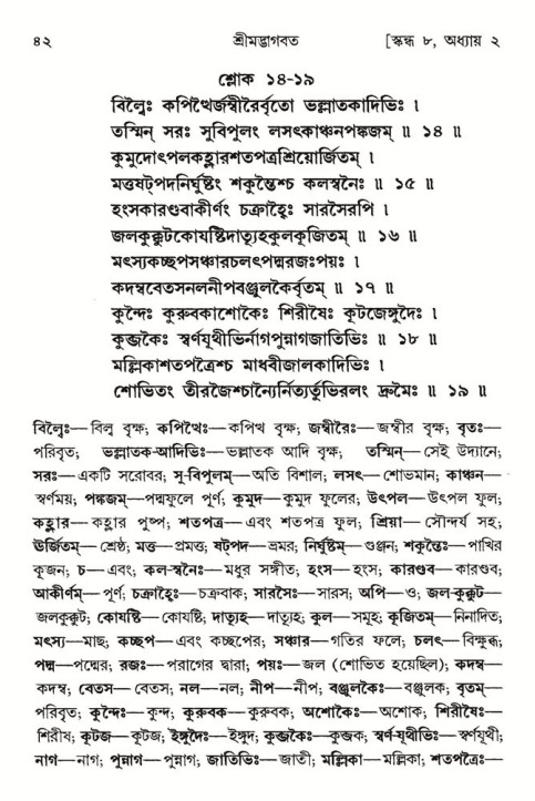  শ্রীমদ্ভাগবত, ৮ম স্কন্ধ-পৃষ্ঠা নং- ৪২ 