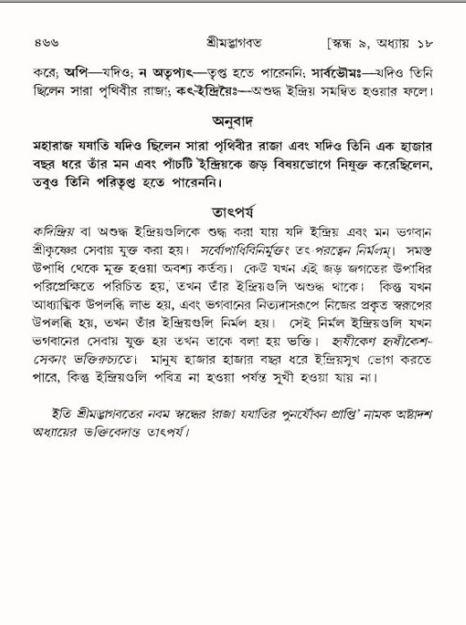 শ্রীমদ্ভাগবত, ৯ম স্কন্ধ-পৃষ্ঠা নং- ৪৬৬